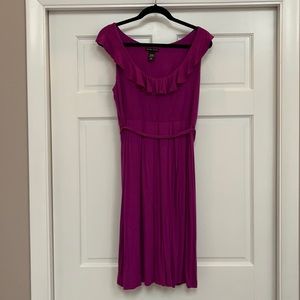 Ruffle Neck Dress